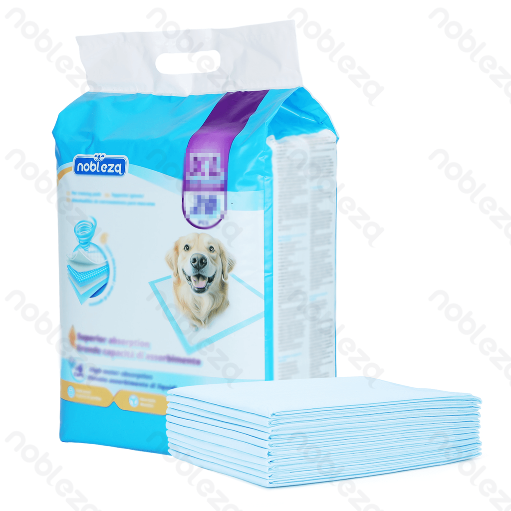 Aigostar Pet pad XL L80*W90cm White&Blue 20pcs