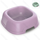 Aigostar Plastic bowls Square S L16.5*W16.5*H6.5cm Green Pink