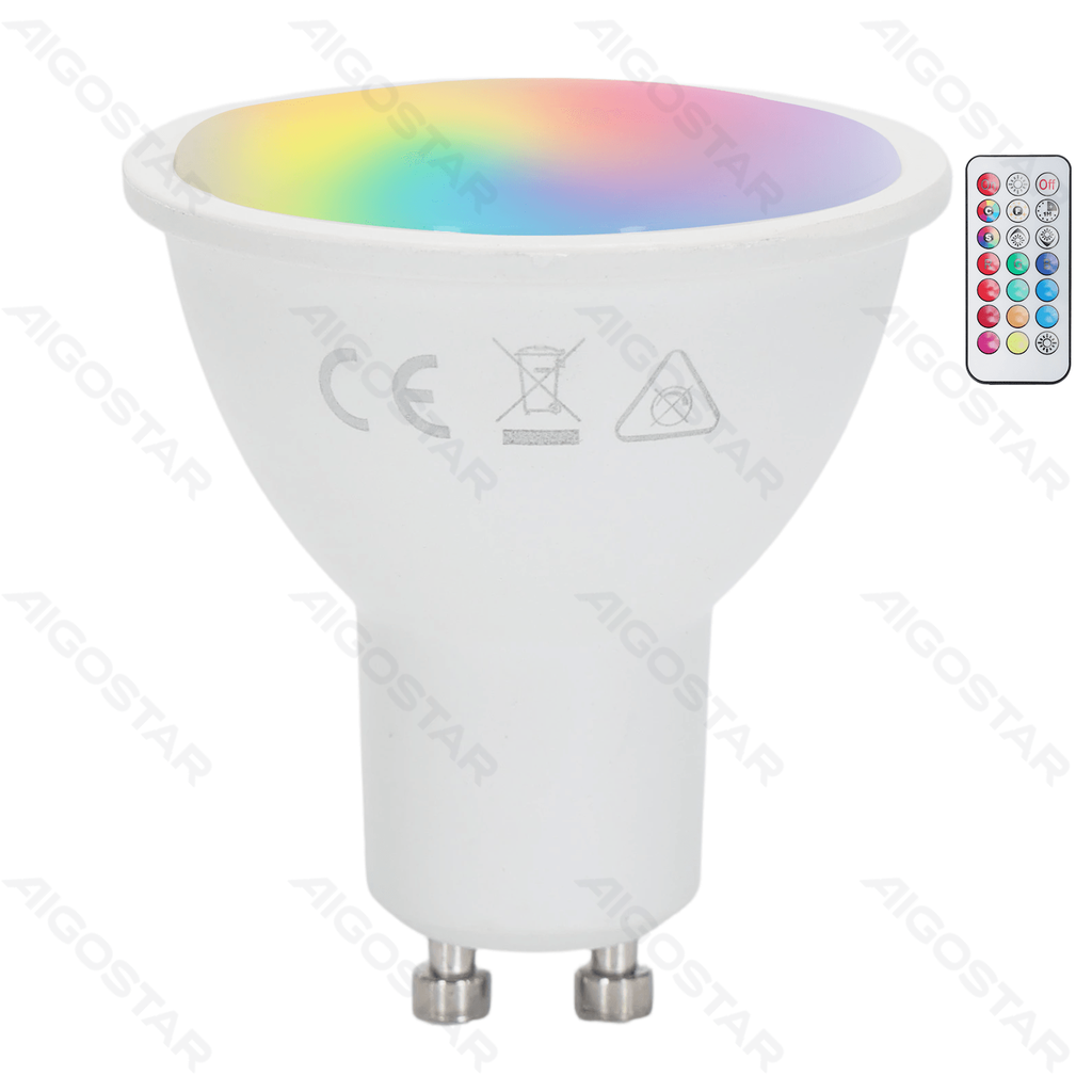Aigostar LED Bulbs GU10 4.8W RGB