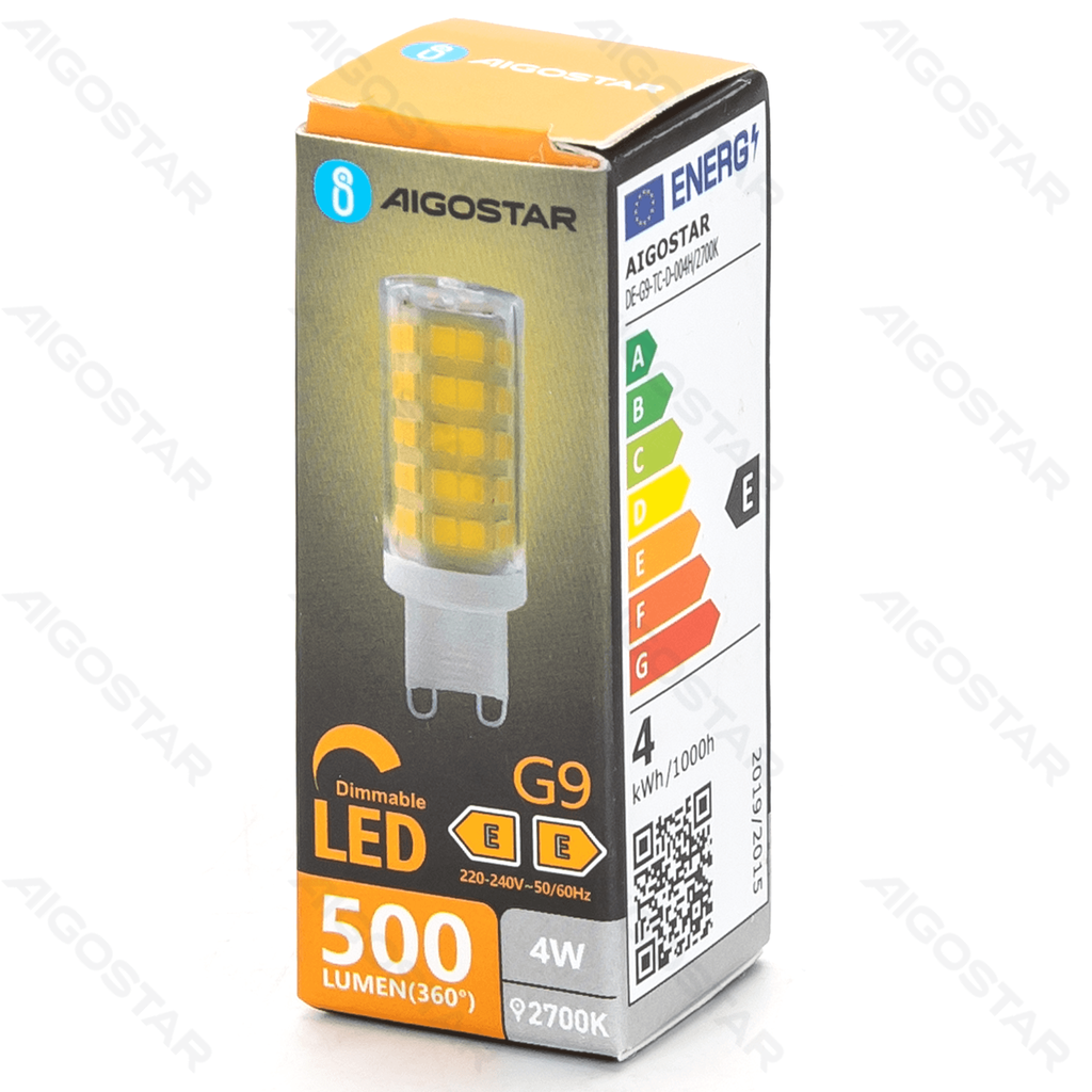 Aigostar G9 Dimbaar 4W 2700K 500lm