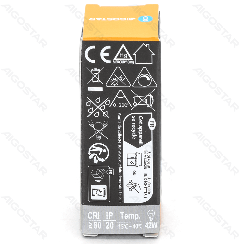 Aigostar G9 Dimbaar 4W 2700K 500lm