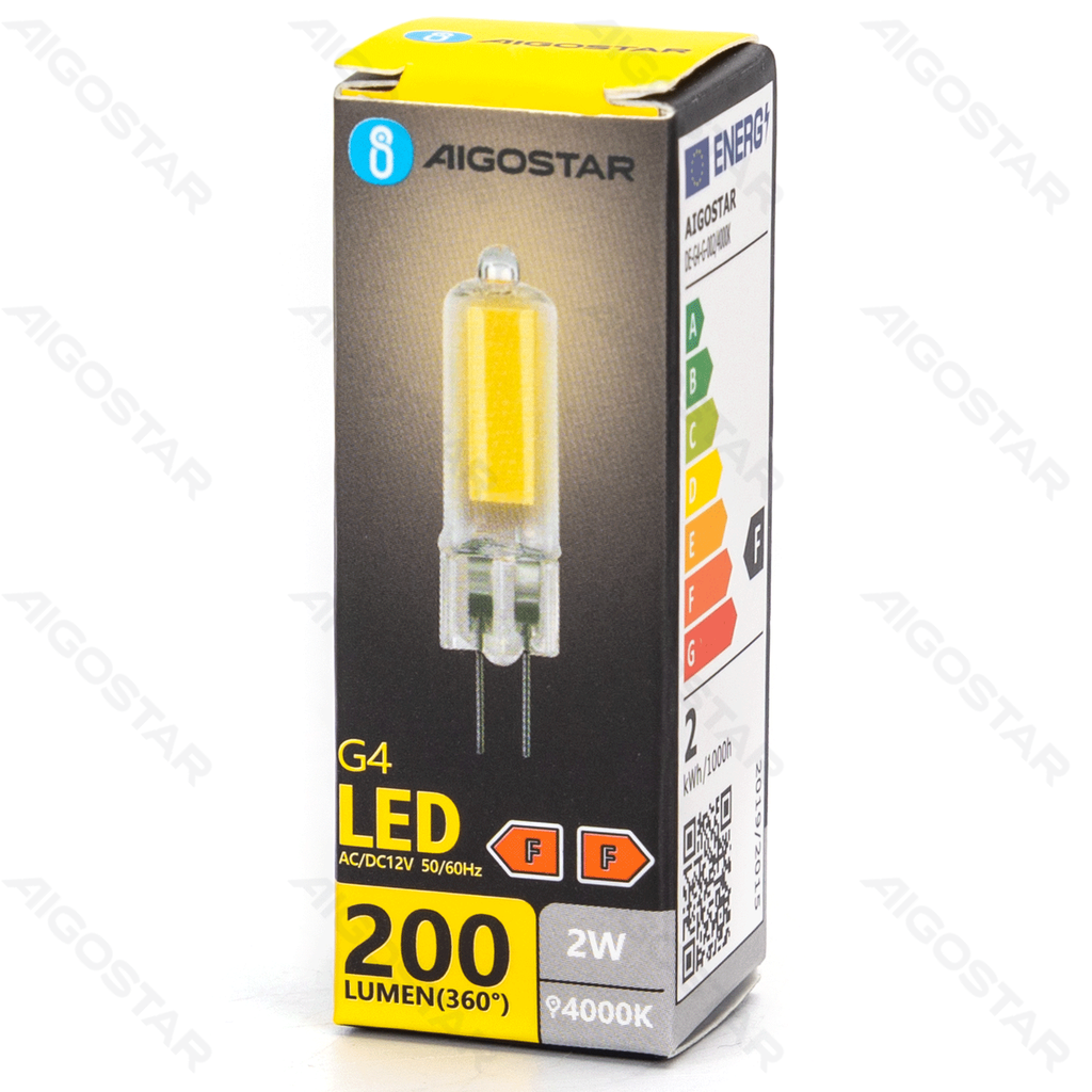 Aigostar G4 2W 4000K Natuurlijk licht 200lm