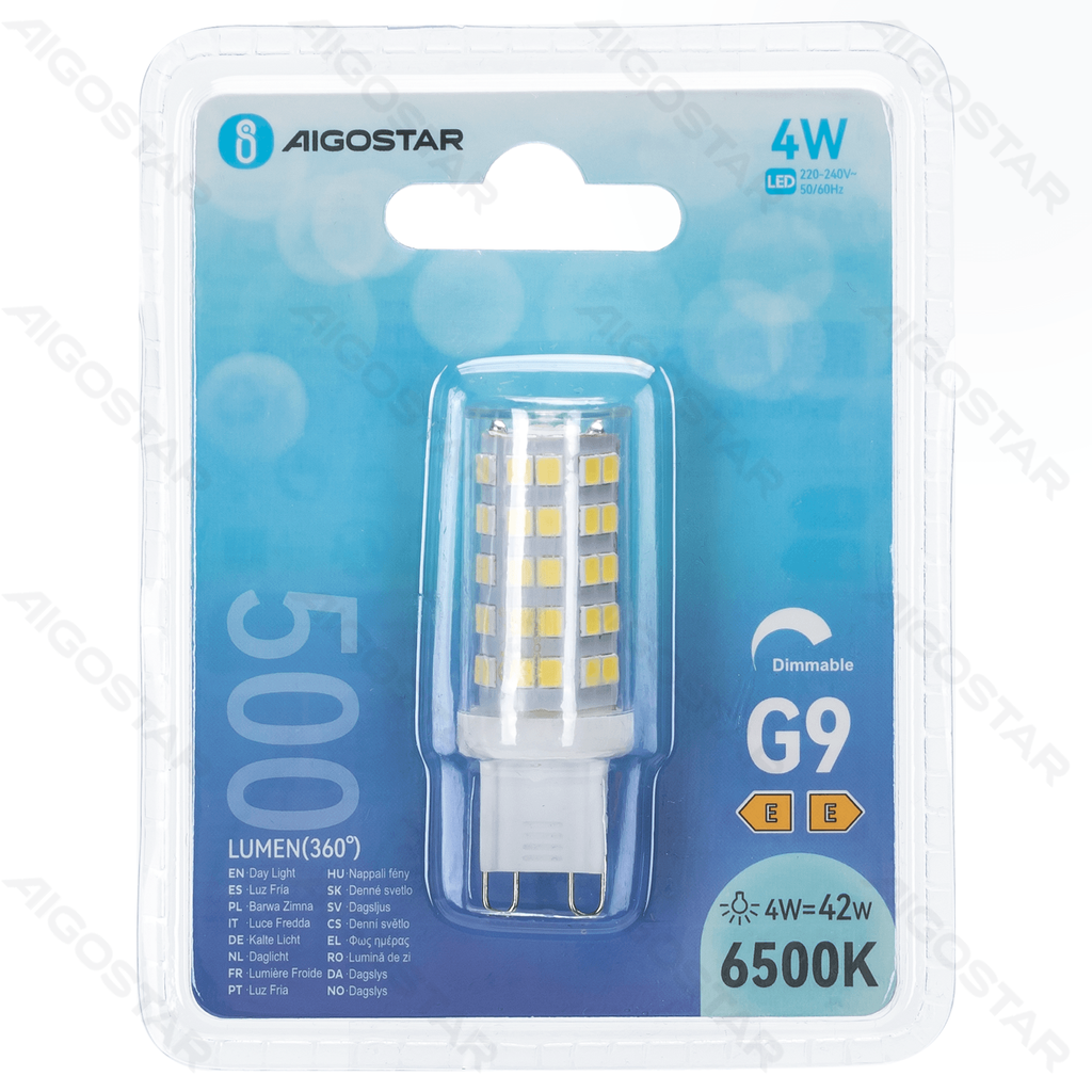 Aigostar G9 4W 6500K Daglicht 500lm