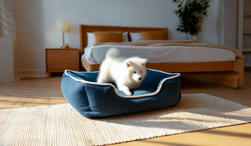 Aigostar Driedelige set met effen vierkant nest L47*B37*H16cm/L60*B48*H18cm/L75*B60*H20cm