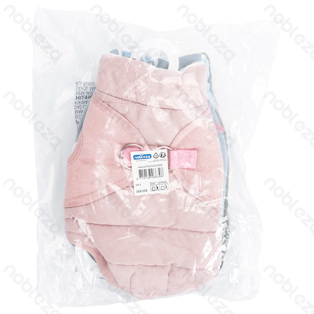 Aigostar Gewatteerde katoenen jas in effen kleur 25 cm