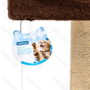 Aigostar Vierkante kattenboom met speelgoedmuis L33*B33*H41cm