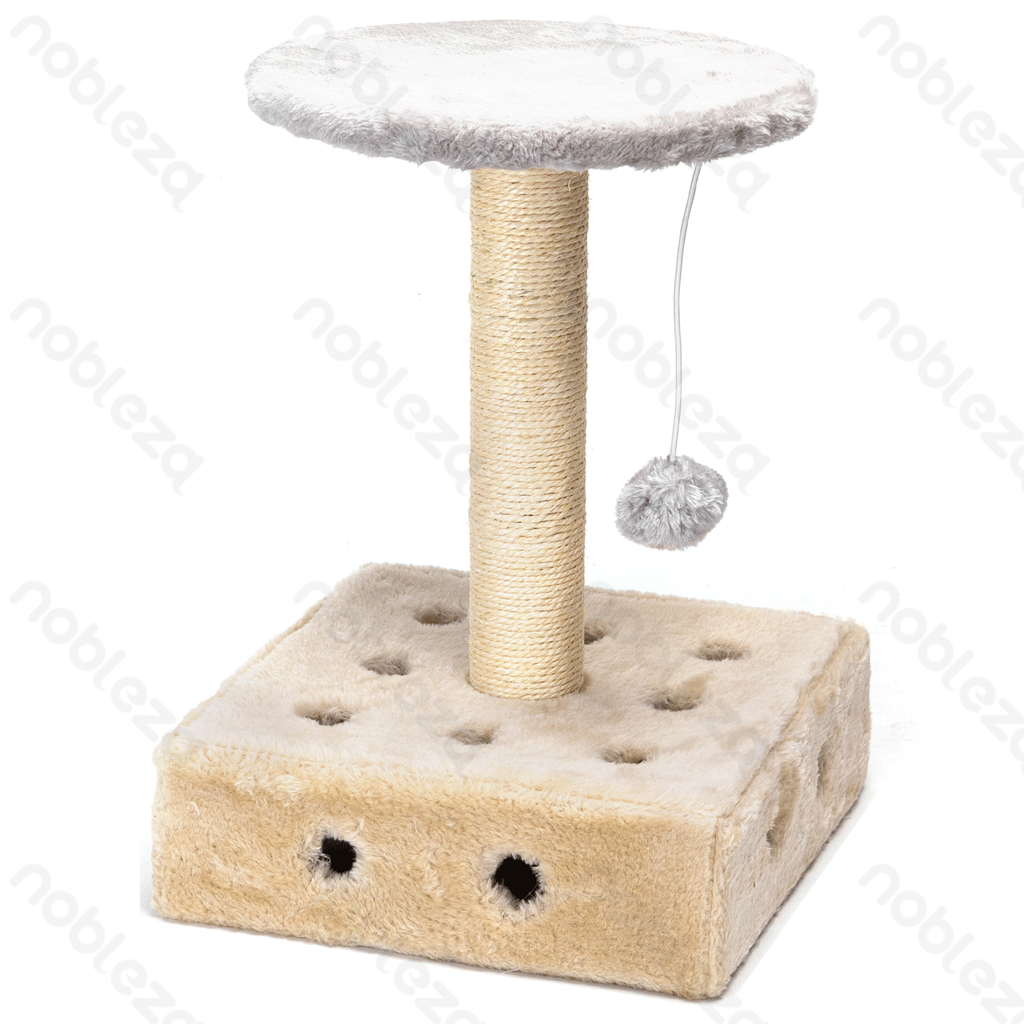 Aigostar Kattenkrabpaal met balletje L28*B28*H40cm