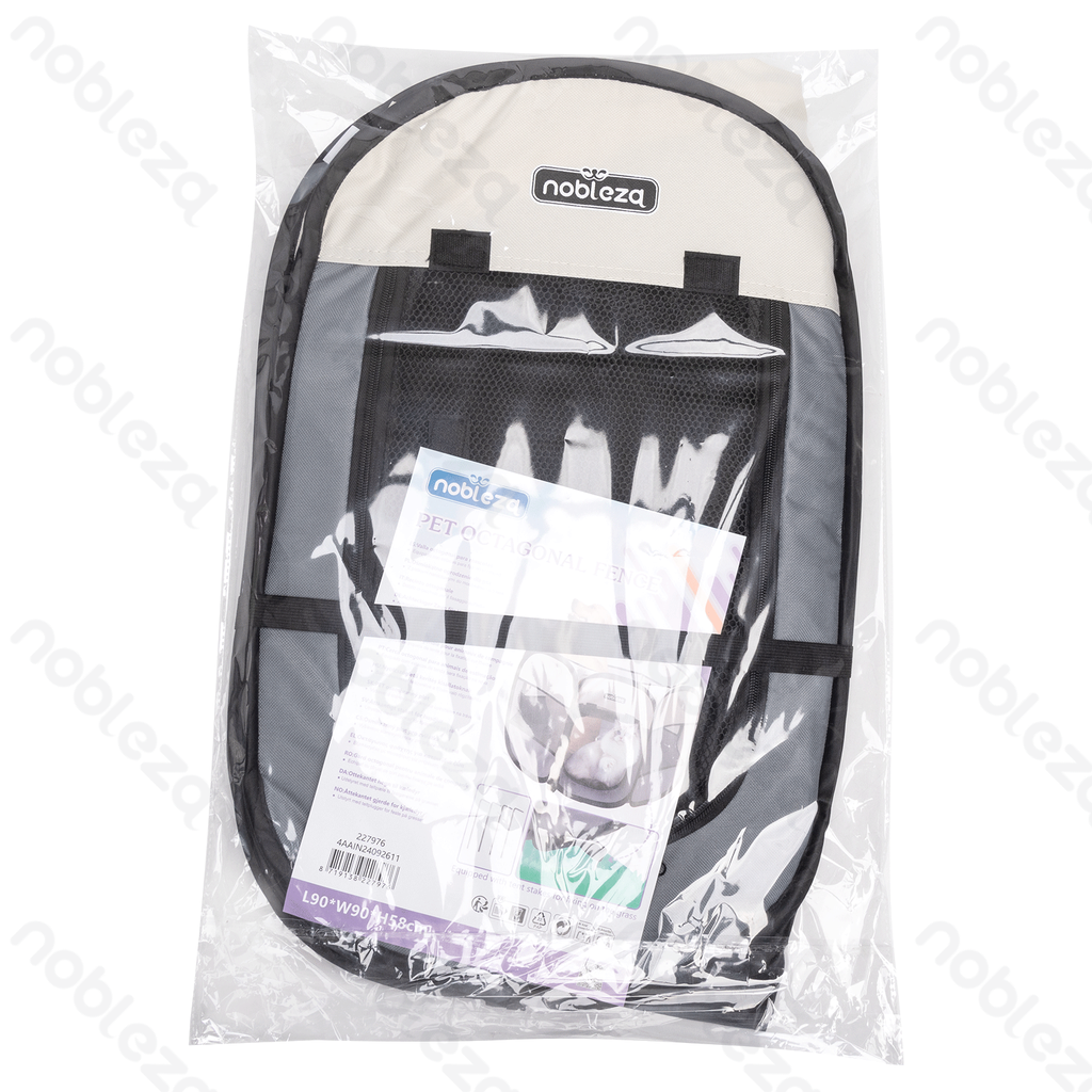 Aigostar Achthoekig hek voor huisdieren L90*W90*H58