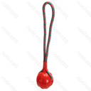 Aigostar TPR rope toy Rope ball L33*W7CM Red