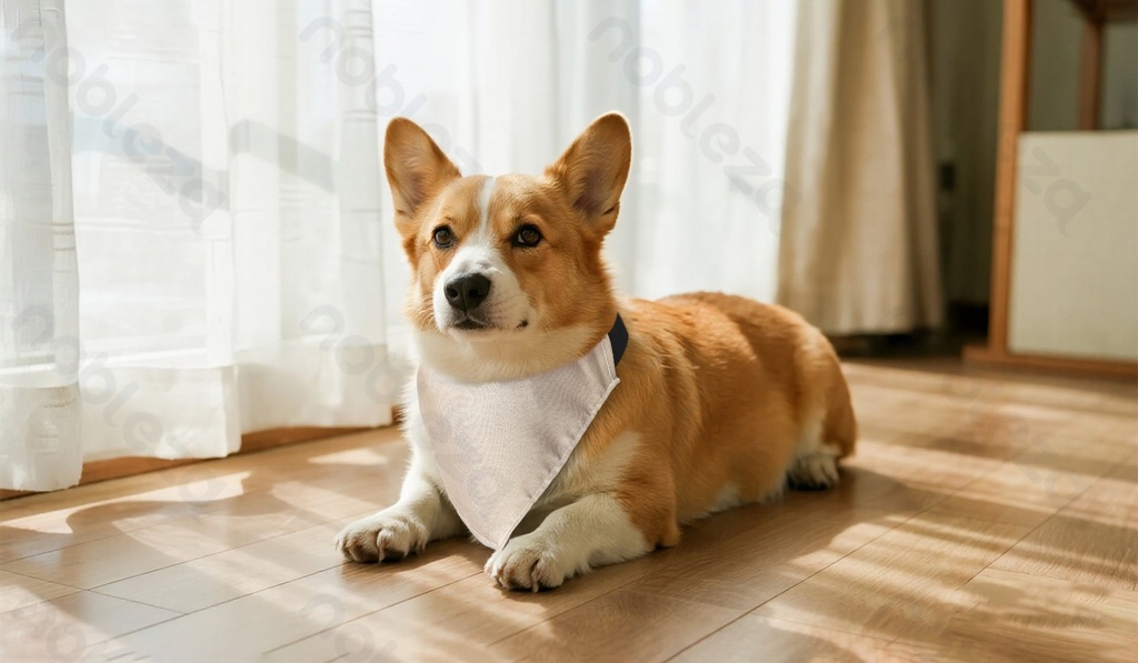 Aigostar Eénkleurige driehoeksjaal voor honden