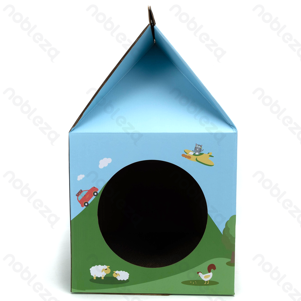 Aigostar Kartonnen kattenhuis met krabber