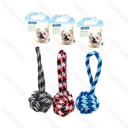 Aigostar Rope toys Single ball L20cm Blue&White Red&Black White&Grey White&Black
