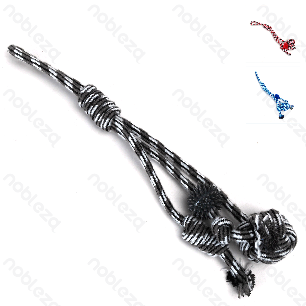 Aigostar Rope toys TPR L48cm Blue&White Red&Black White&Grey White&Black