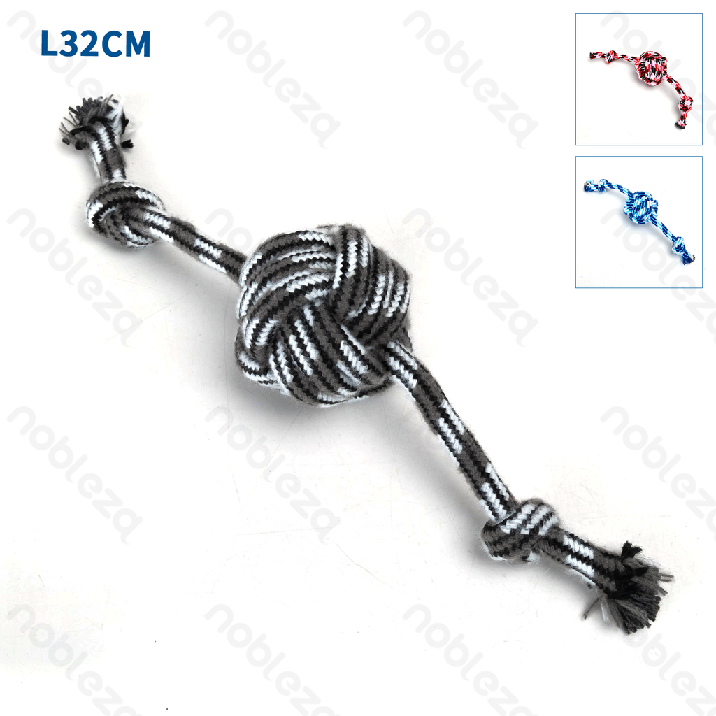 Aigostar Rope toys Single ball L32cm Blue&White Red&Black White&Grey White&Black