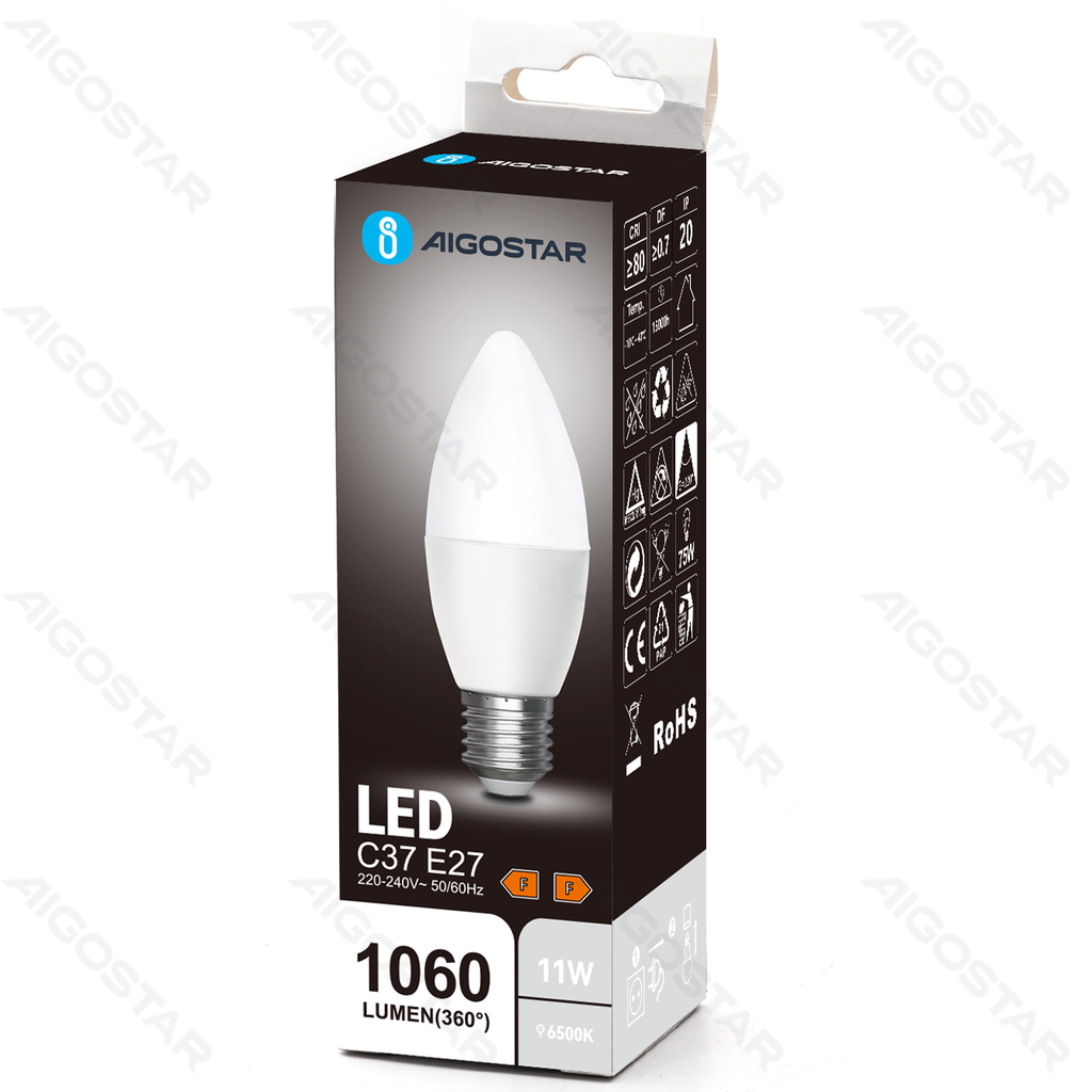 Aigostar LED lamp C37 E27 11W 6500K