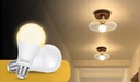 Aigostar LED-lamp met licht- en magnetronsensor A60 E27 12W 3000K