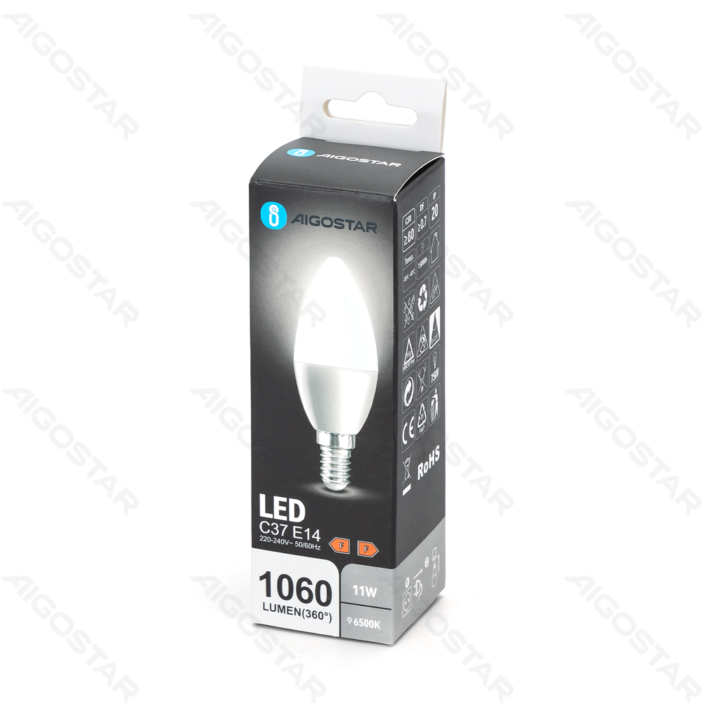 Aigostar LED lamp C37 11W 6500K 1060lm E14