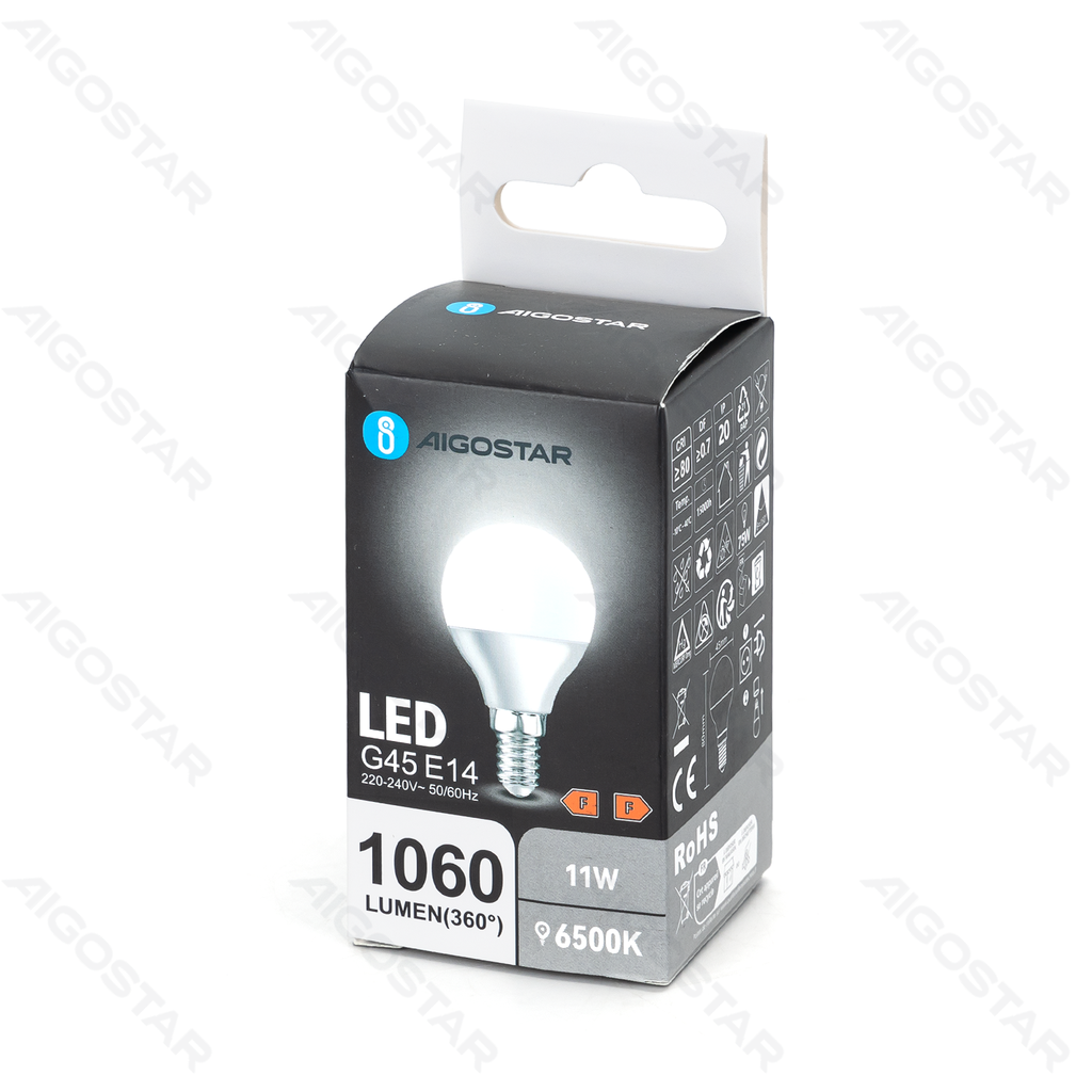 Aigostar LED lamp G45 11W 6500K 1060lm E14