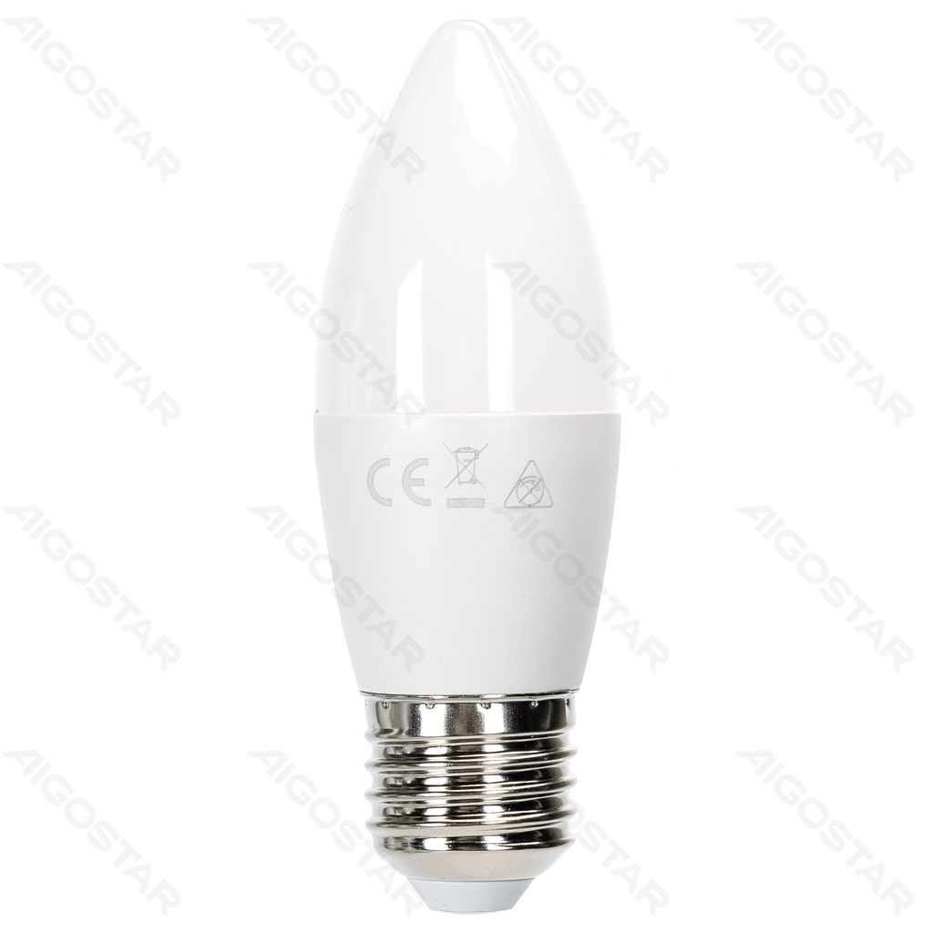 Aigostar LED lamp C37 E27 12W 4000K 2st