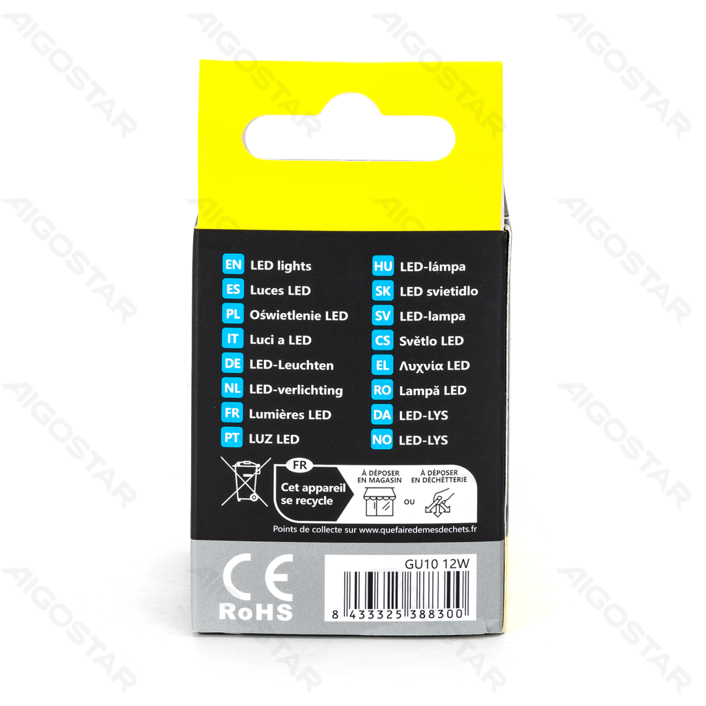 Aigostar LED GU10 12W 4000K