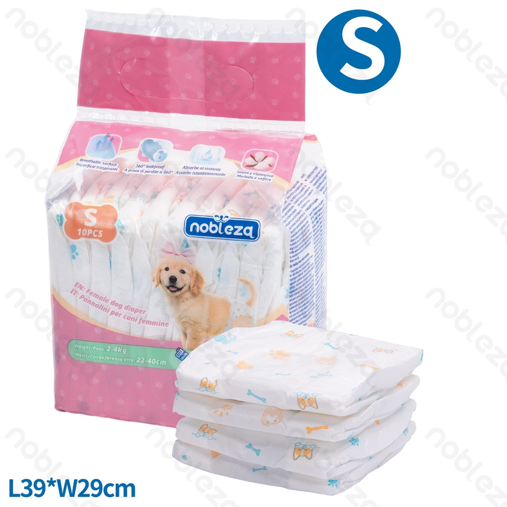 Aigostar Luiers voor teefjes S L39*B29CM 10 stk/witte zak