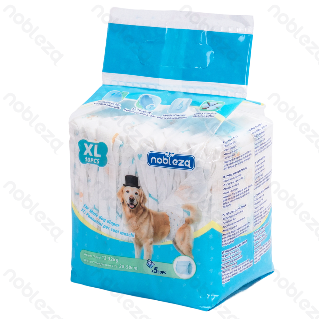 Aigostar Luiers voor reuen XL L80*B20CM 10 stk/witte zak