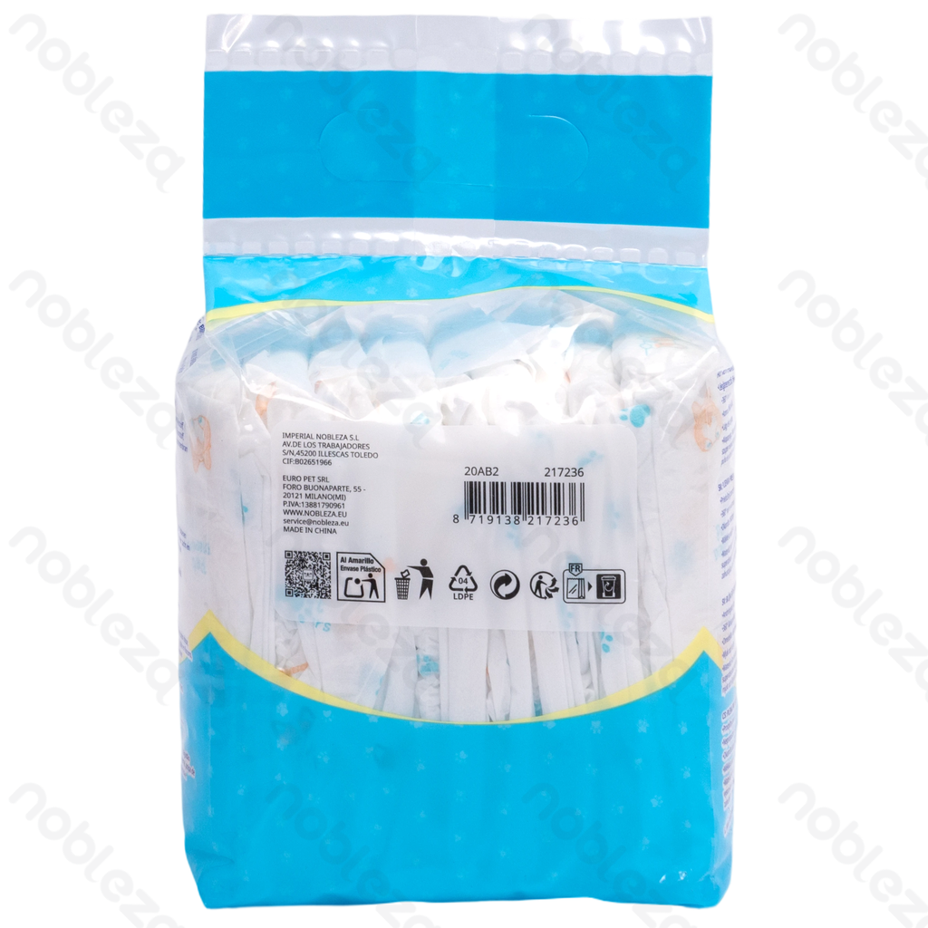 Aigostar Luiers voor reuen XL L80*B20CM 10 stk/witte zak