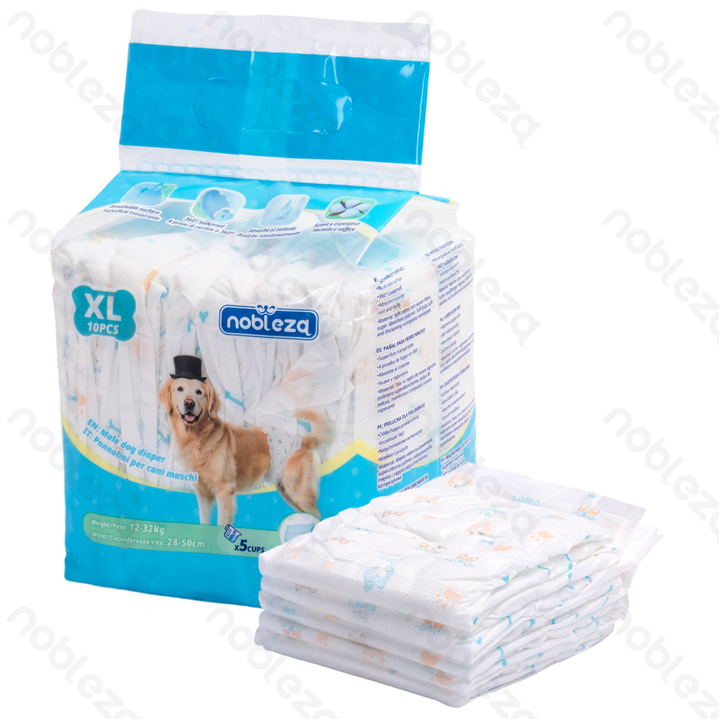 Aigostar Luiers voor reuen XL L80*B20CM 10 stk/witte zak