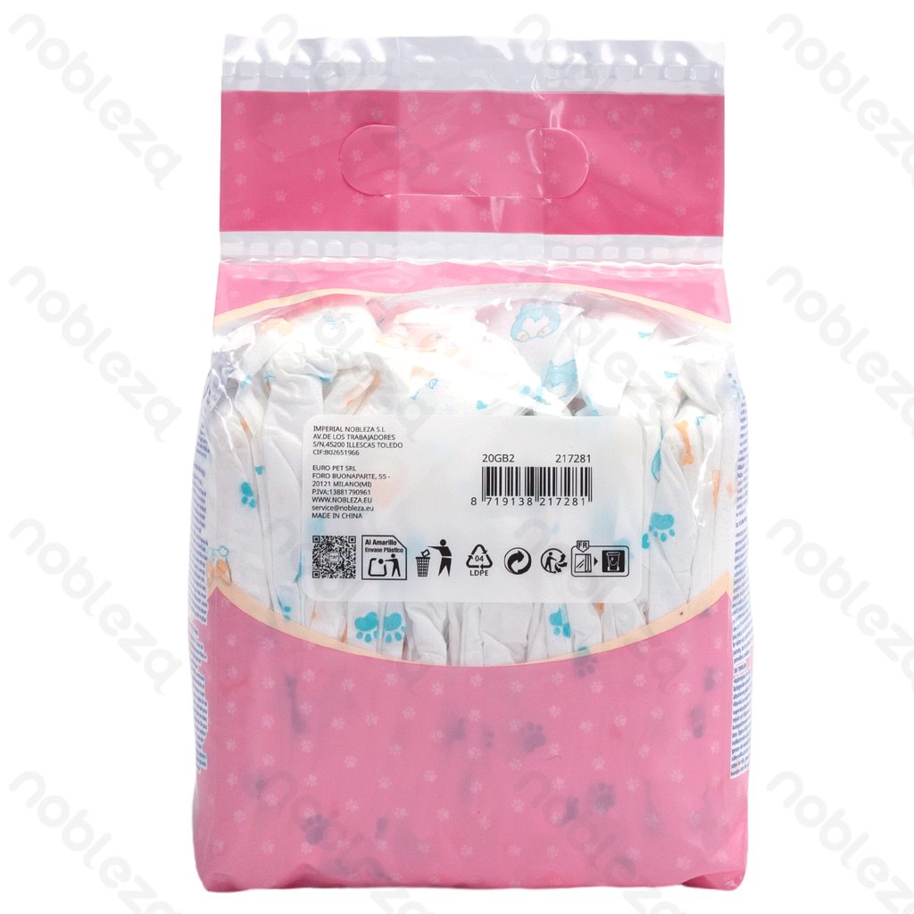 Aigostar Luiers voor teefjes XL L52 5*B35CM 10 stk/witte zak