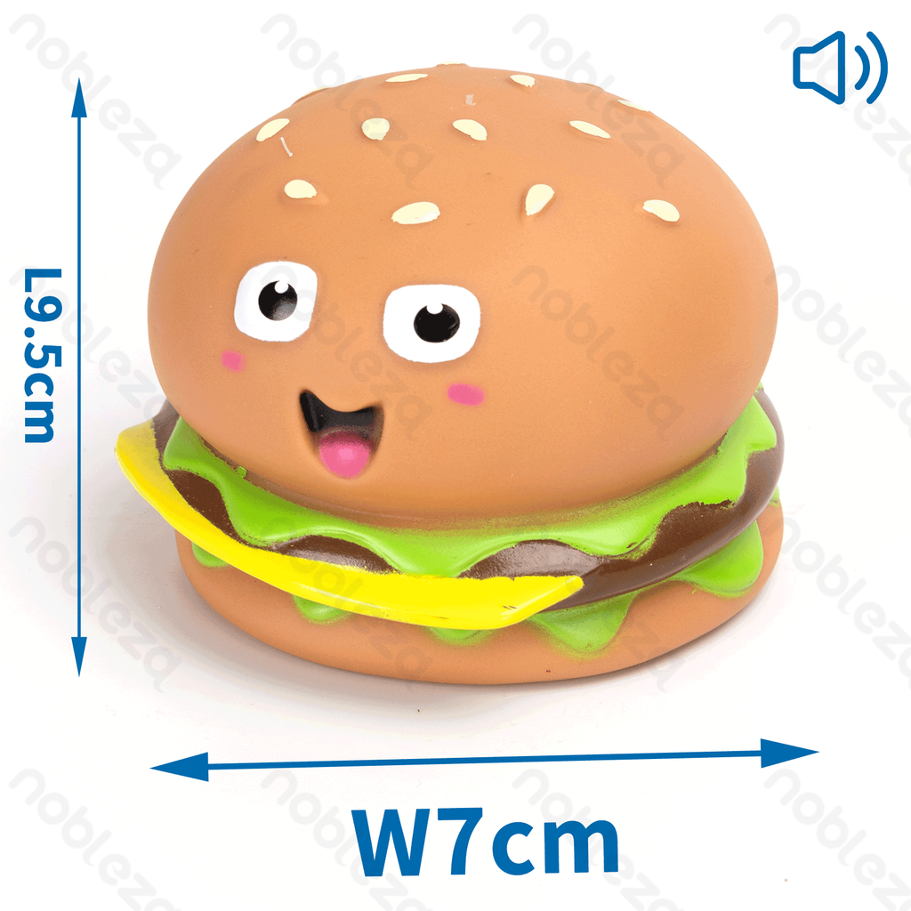 Aigostar Hondenspeelgoed in de vorm van een hamburger