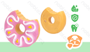 Aigostar Hondenspeelgoed in de vorm van een donut