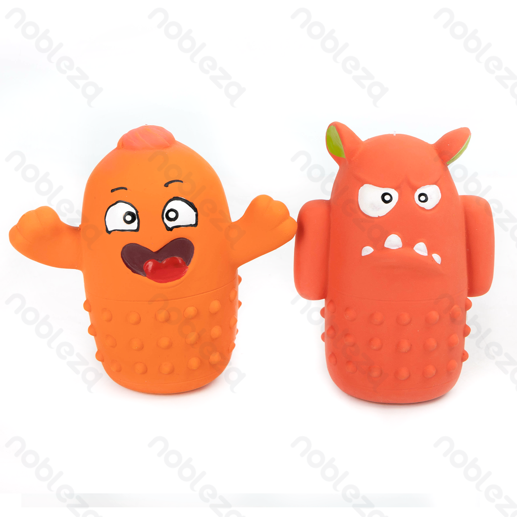 Aigostar Latex monsterspeeltje L11*B6*H12 cm/L12 3*B5*H9 5 cm