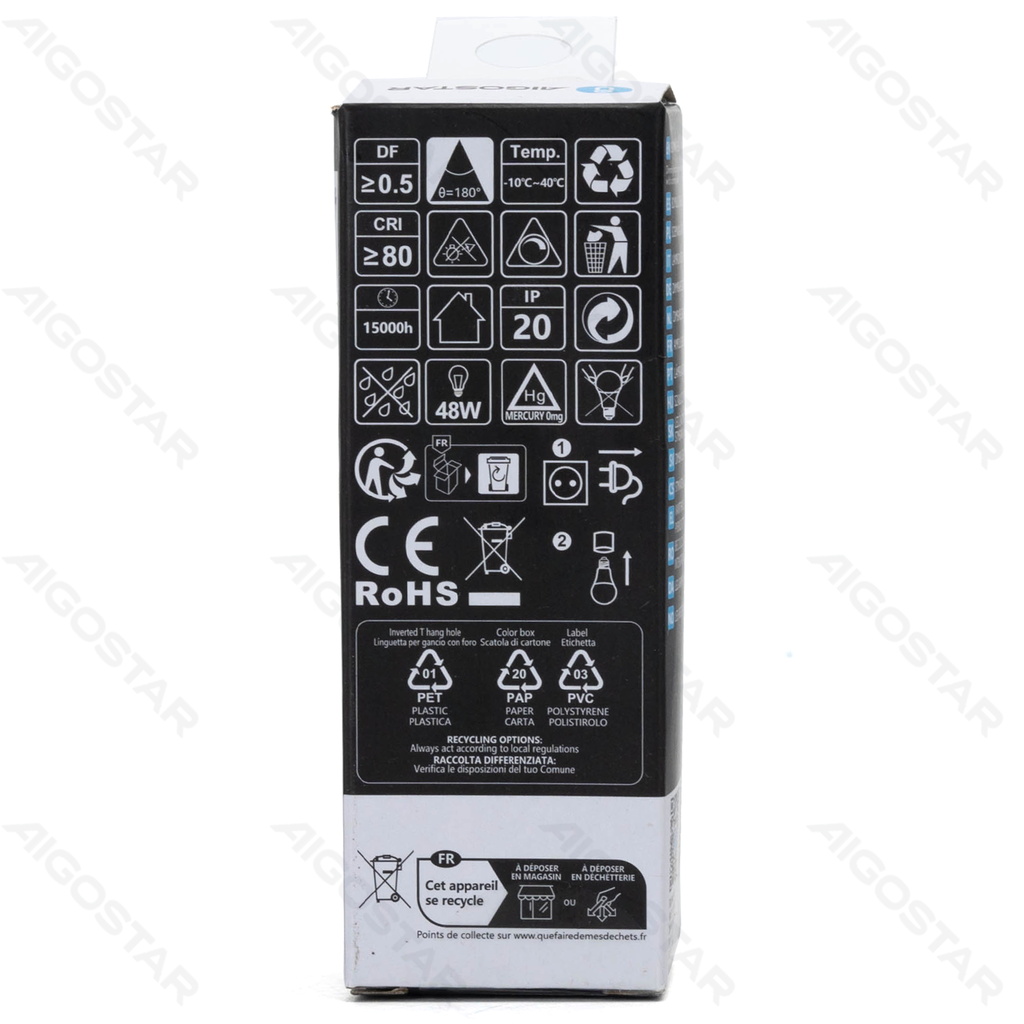 Aigostar Dimbare LED-lamp C37 E14 7W 6500K