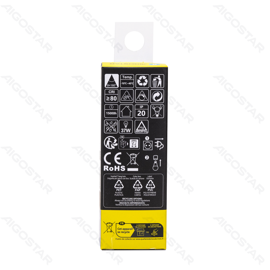 Aigostar Dimbare LED-lamp C37 E14 4 9W 4000K