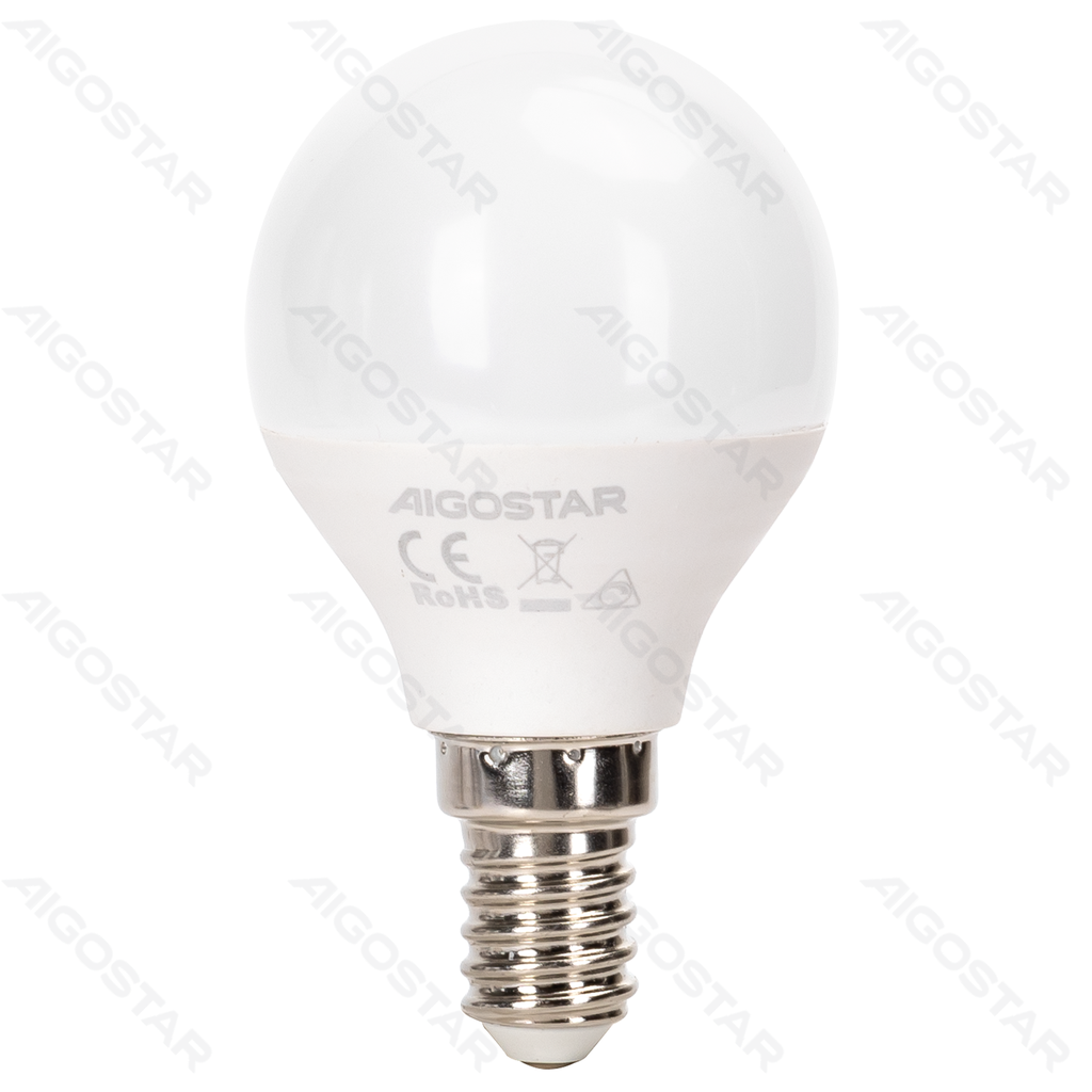 Aigostar Dimbare LED-lamp G45 E14 4 9W 2700K