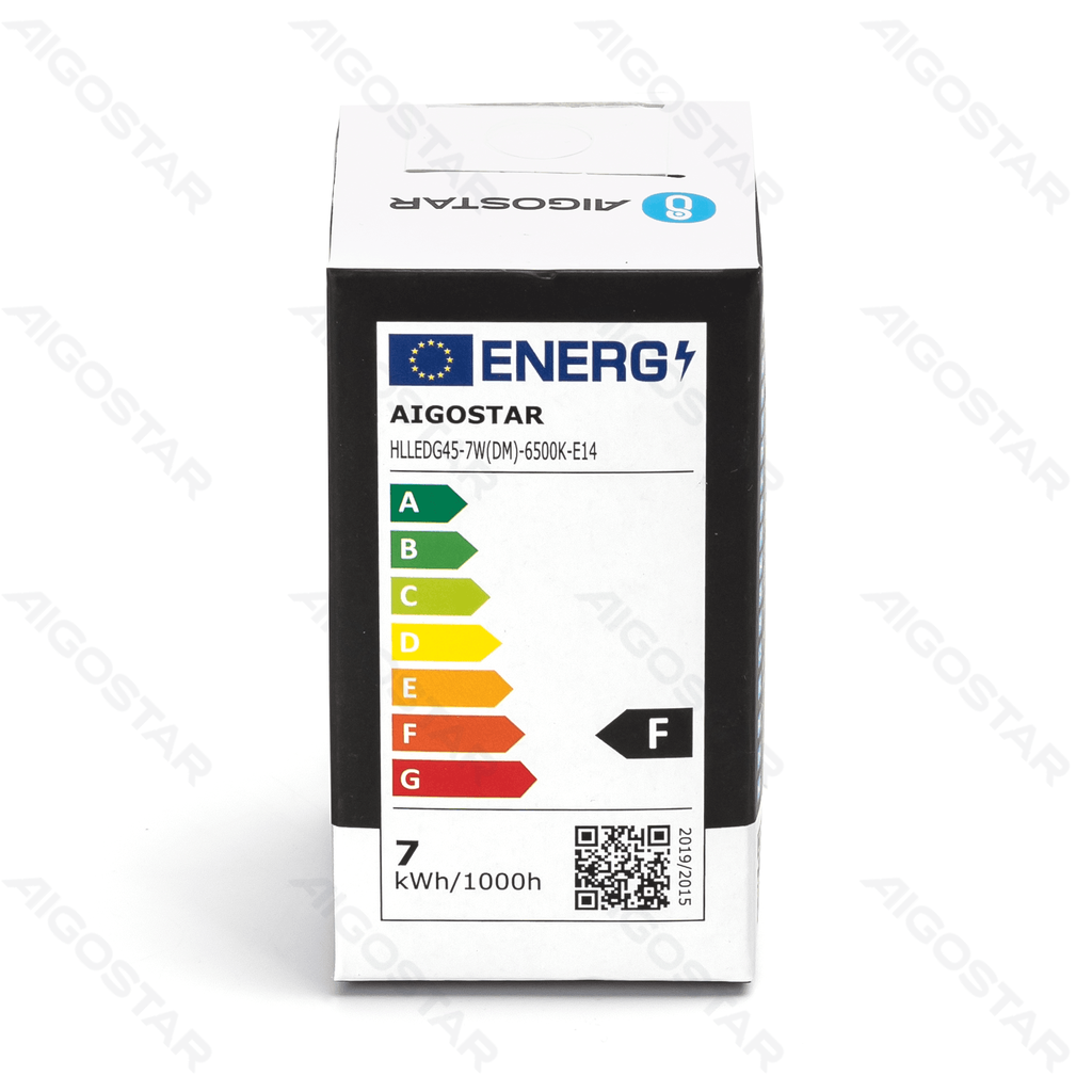 Aigostar Dimbare LED-lamp G45 E14 7W 6500K