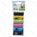Aigostar Waste bags Printed patterns W23*L32cm 0.8 mil Black&Blue&Pink&Green&Yellow 6pcs