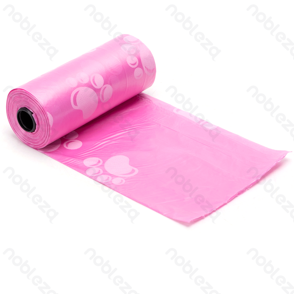 Aigostar Waste bags Printed patterns W23*L32cm 0.8 mil Black&Blue&Pink&Green&Yellow 20pcs