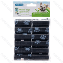 Aigostar Waste bags Printed patterns W23*L32cm 0.8 mil Black 12pcs