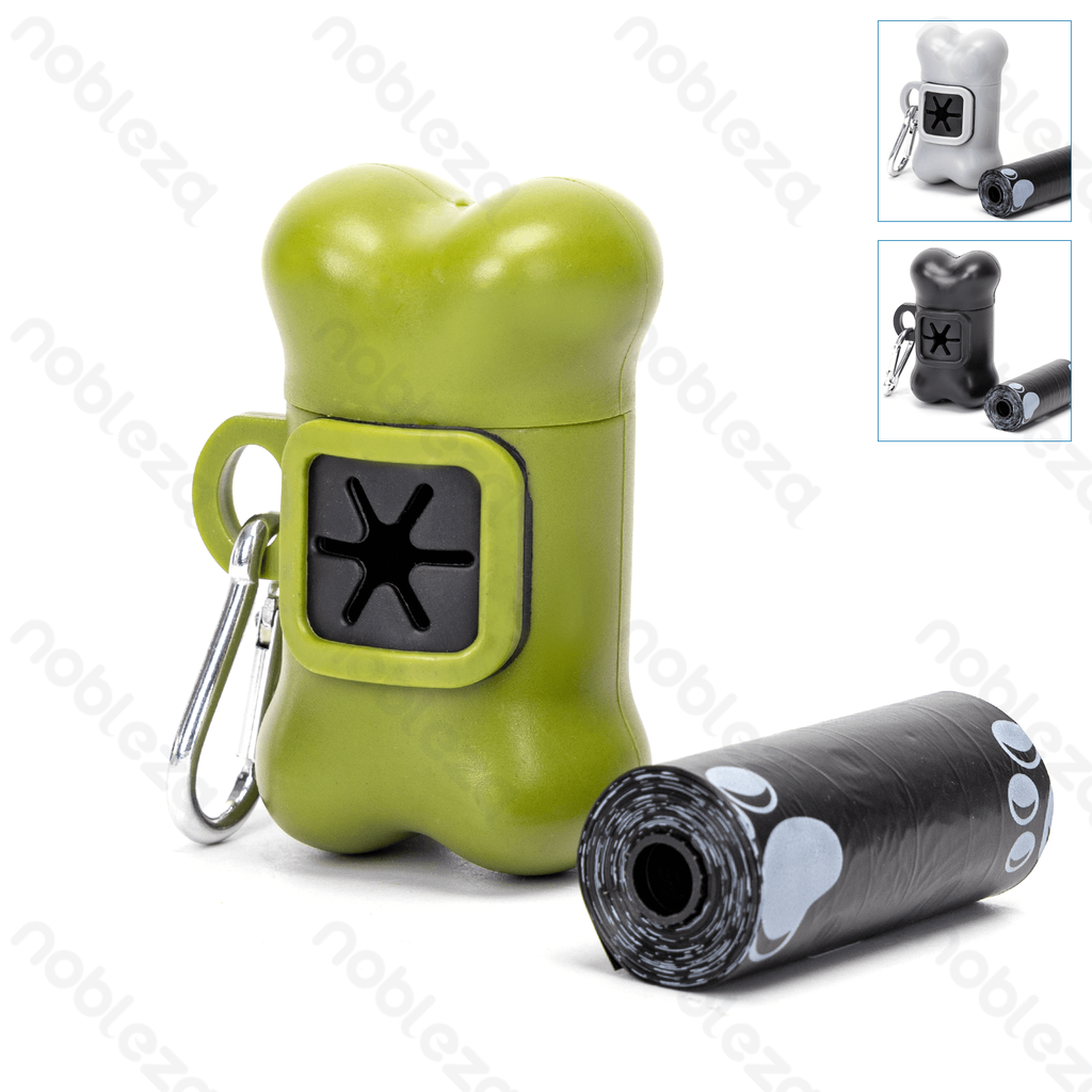 Aigostar Trash bag holder L8*W4.5*H4cm Black&Grey&Green