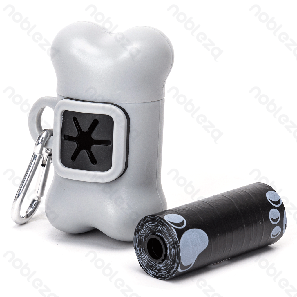 Aigostar Trash bag holder L8*W4.5*H4cm Black&Grey&Green