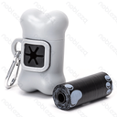 Aigostar Trash bag holder L8*W4.5*H4cm Black&Grey&Green