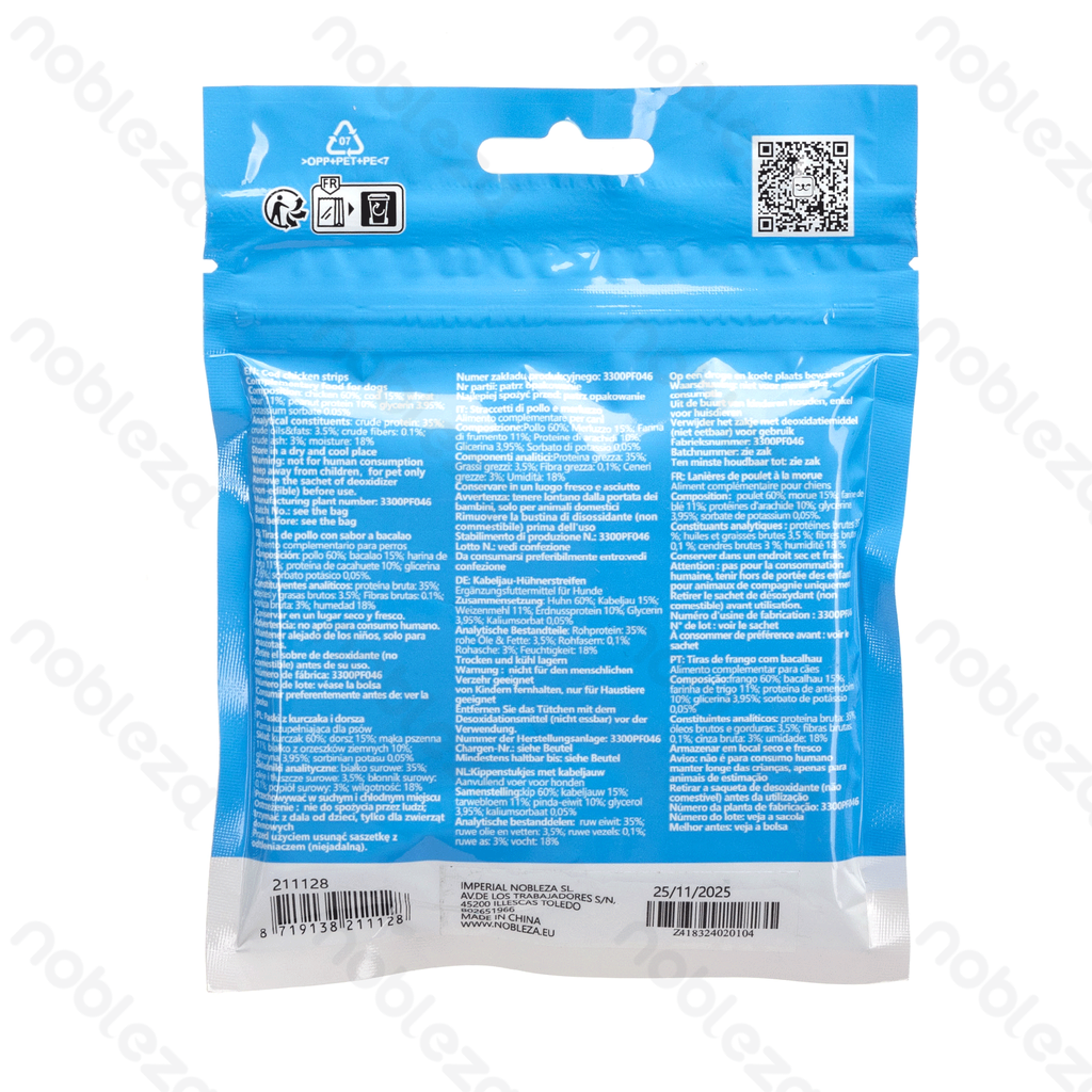 Aigostar Kippenstukjes met kabeljauw 70g