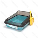 Aigostar Gesloten kattenbak met schep