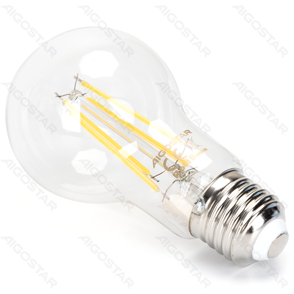 Aigostar Dimbare LED-gloeidraad A60 E27 6W 2700K