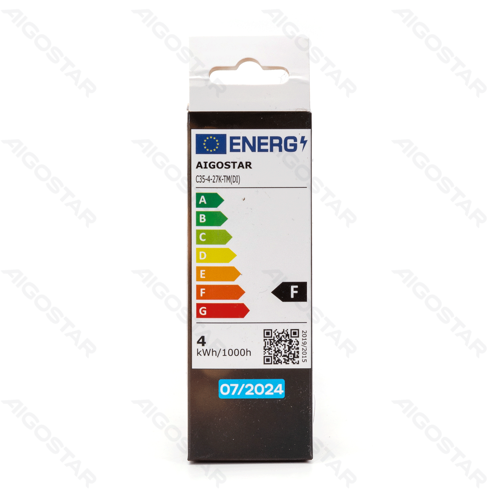 Aigostar Dimbare LED-gloeidraad C35 E27 4W 2700K