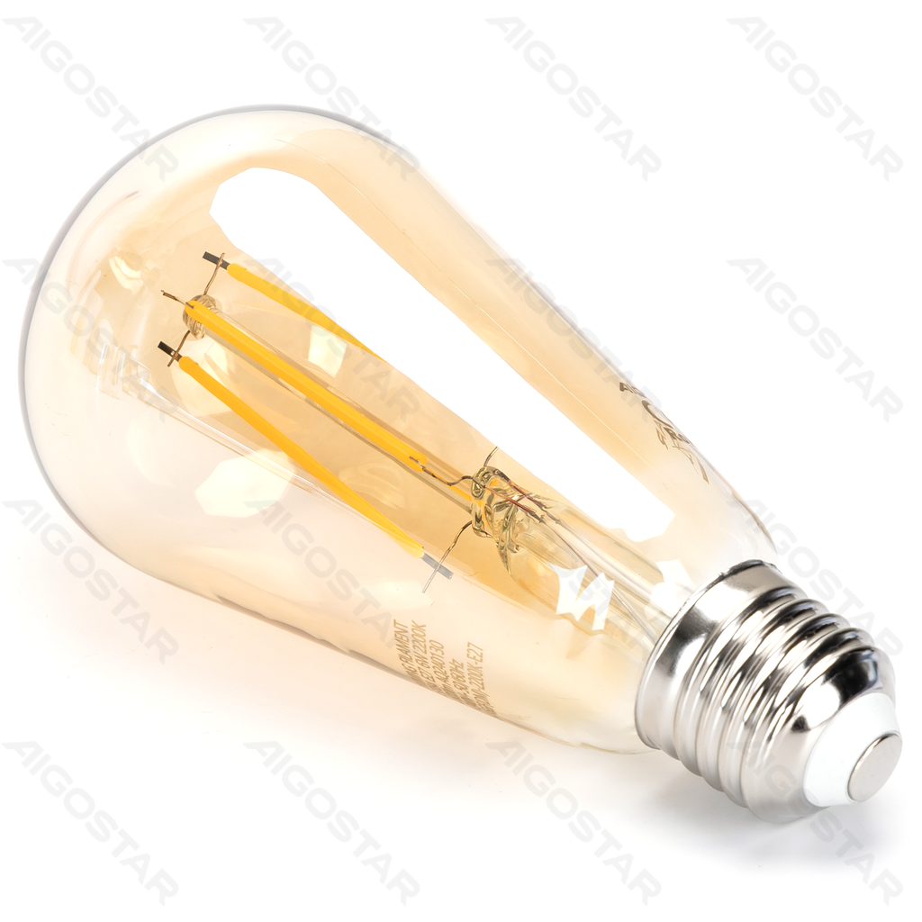 Aigostar Dimbare LED-gloeidraad ST64 E27 6W 2200K