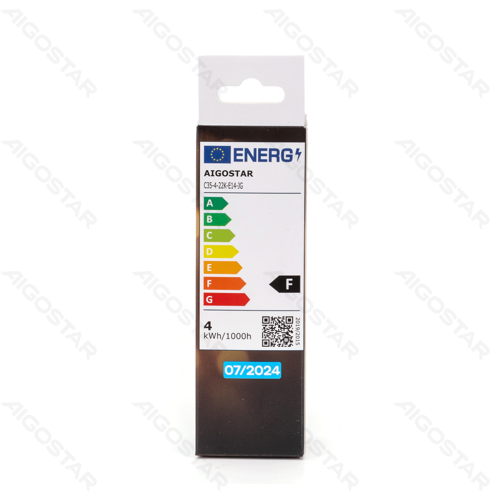 Aigostar Dimbare LED-gloeidraad C35 E14 4W 2200K