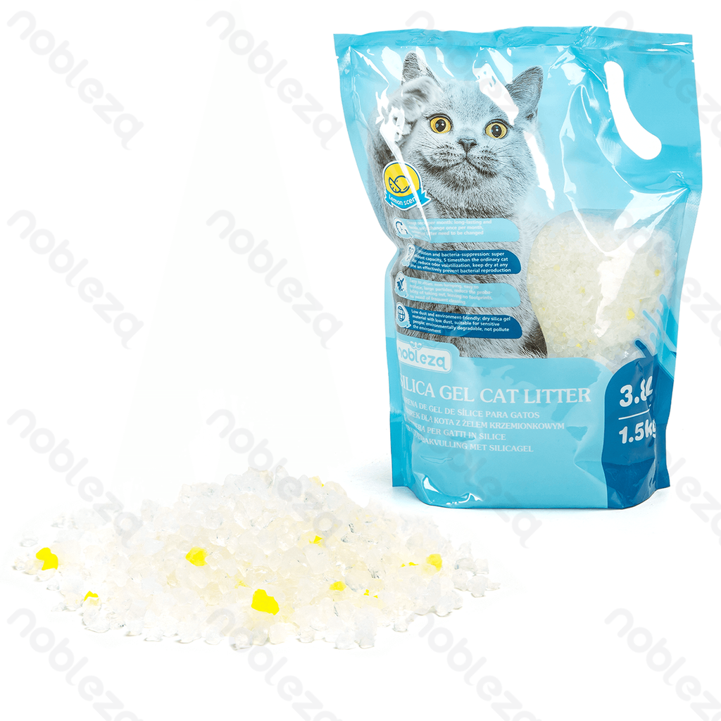 Aigostar SILICA GEL CAT LITTER 3.8L 1.5kg Lemon