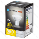 Aigostar LED GU10 4 9W 4000K dimbare lamp met glazen lampenkap